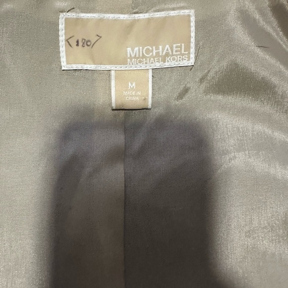 Michael Michael Kors Cropped Faux Fur Jacket with 3/4 Sleeves, Size M - Picture 6 of 7